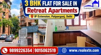 3 BHK Flat for Sale in Retreat Apartments, IP Extension, Patparganj
