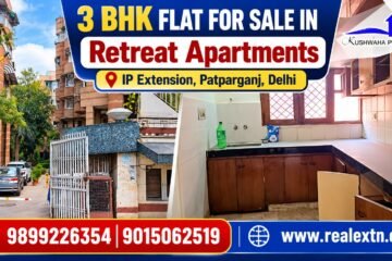 3 BHK Flat for Sale in Retreat Apartments, IP Extension, Patparganj