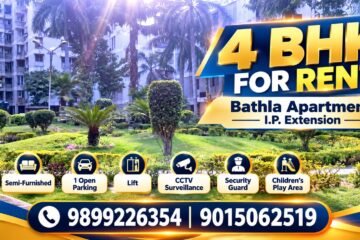 4 BHK Flat for Rent in Bathla Apartment, IP Extension, Patparganj