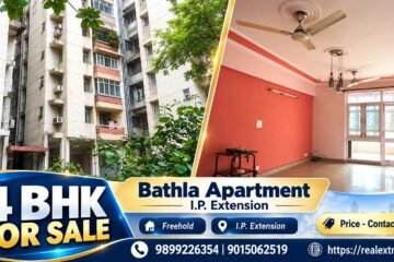 4 BHK Flat for Sale, Bathla Apartment, IP Extension, Delhi