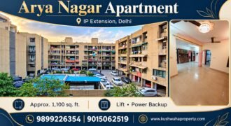 Rental Flat 2 BHK in Arya Nagar Apartment, IP Extension, Delhi
