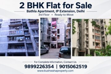 2 BHK flat for sale in Bathla Apartment, IP Extension, Delhi