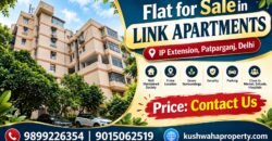 3 BHK Flat for Sale in Link Apartment, IP Extension, Delhi
