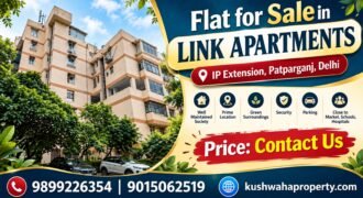 3 BHK Flat for Sale in Link Apartment, IP Extension, Delhi