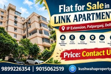 3 BHK Flat for Sale in Link Apartment, IP Extension, Delhi